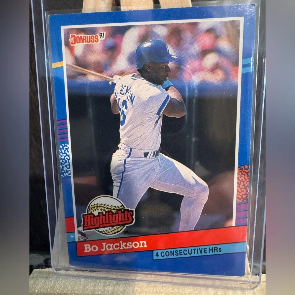 Bo Jackson Vintage Baseball Card Lot – Donruss, Topps, Score, 9 cards - Picture 11 of 15
